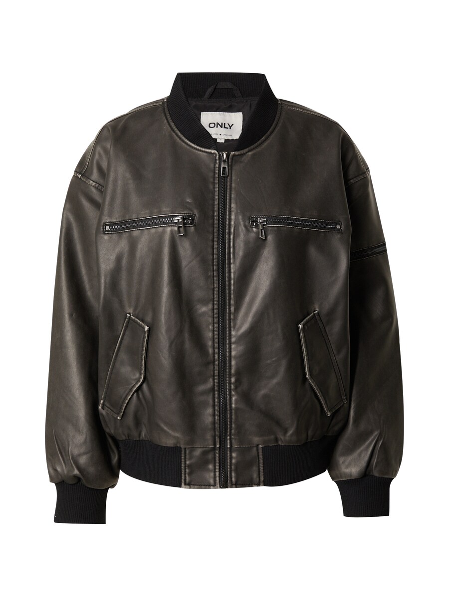 

Кожаная куртка ONLY Between-Season Jacket HALLI, черный