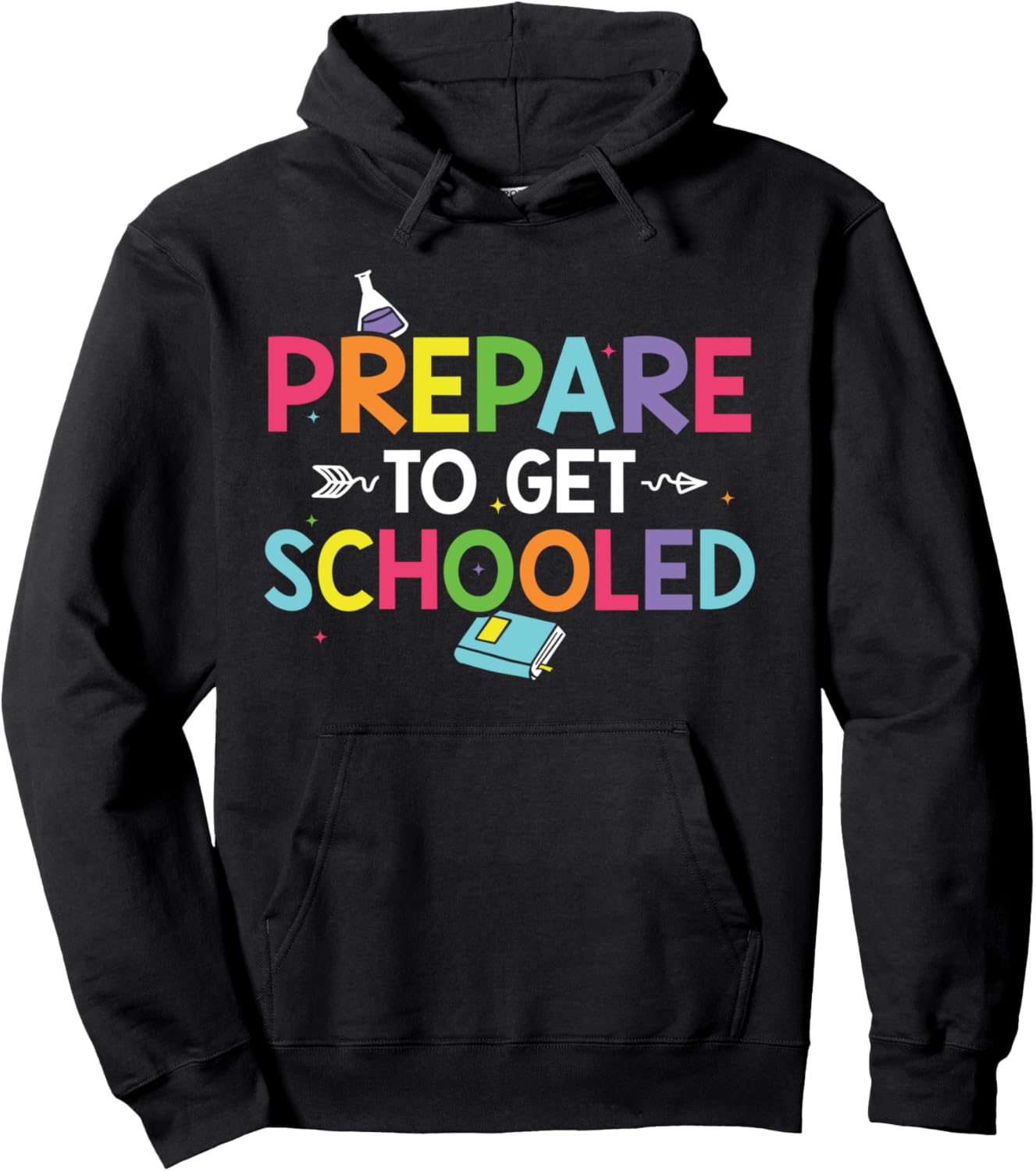 

Худи Prepare To Get School Funny Teacher Appearel Men Women Kids, черный