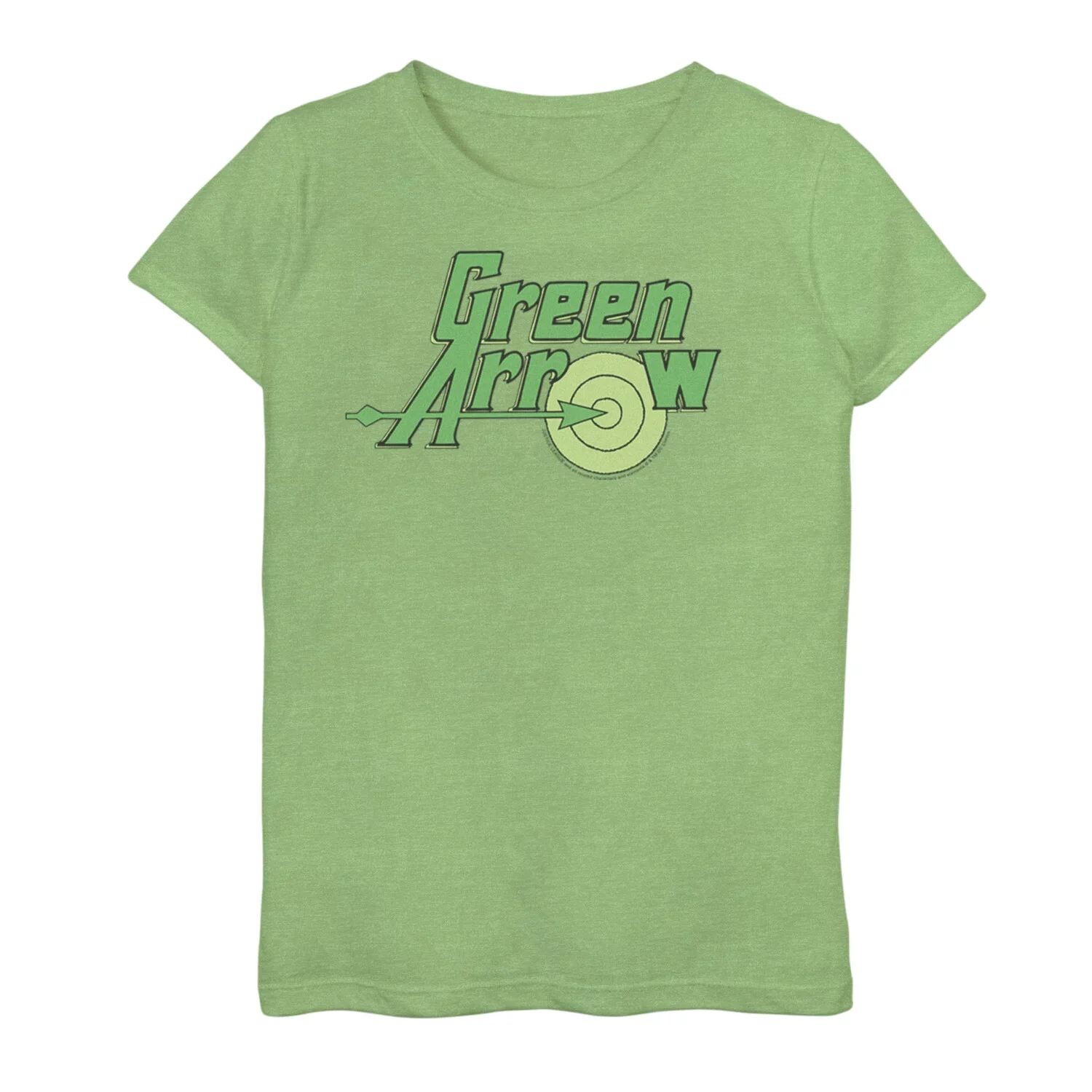 

Винтажная футболка с текстовым плакатом и графическим рисунком DC Comics для девочек 7–16 лет «Зеленая стрела» DC Comics