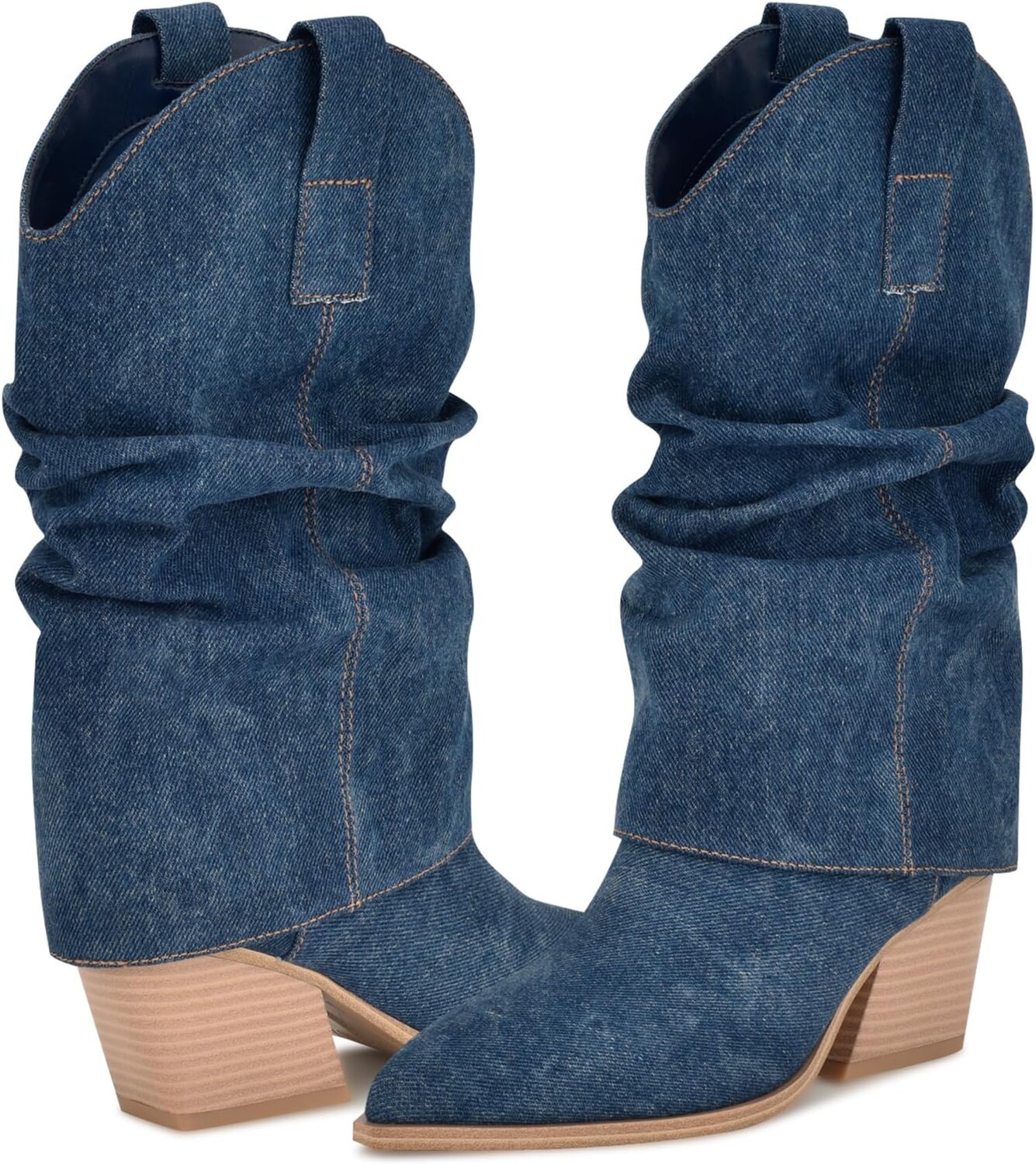 

Сапоги Wilton Nine West, цвет Dark Blue Denim