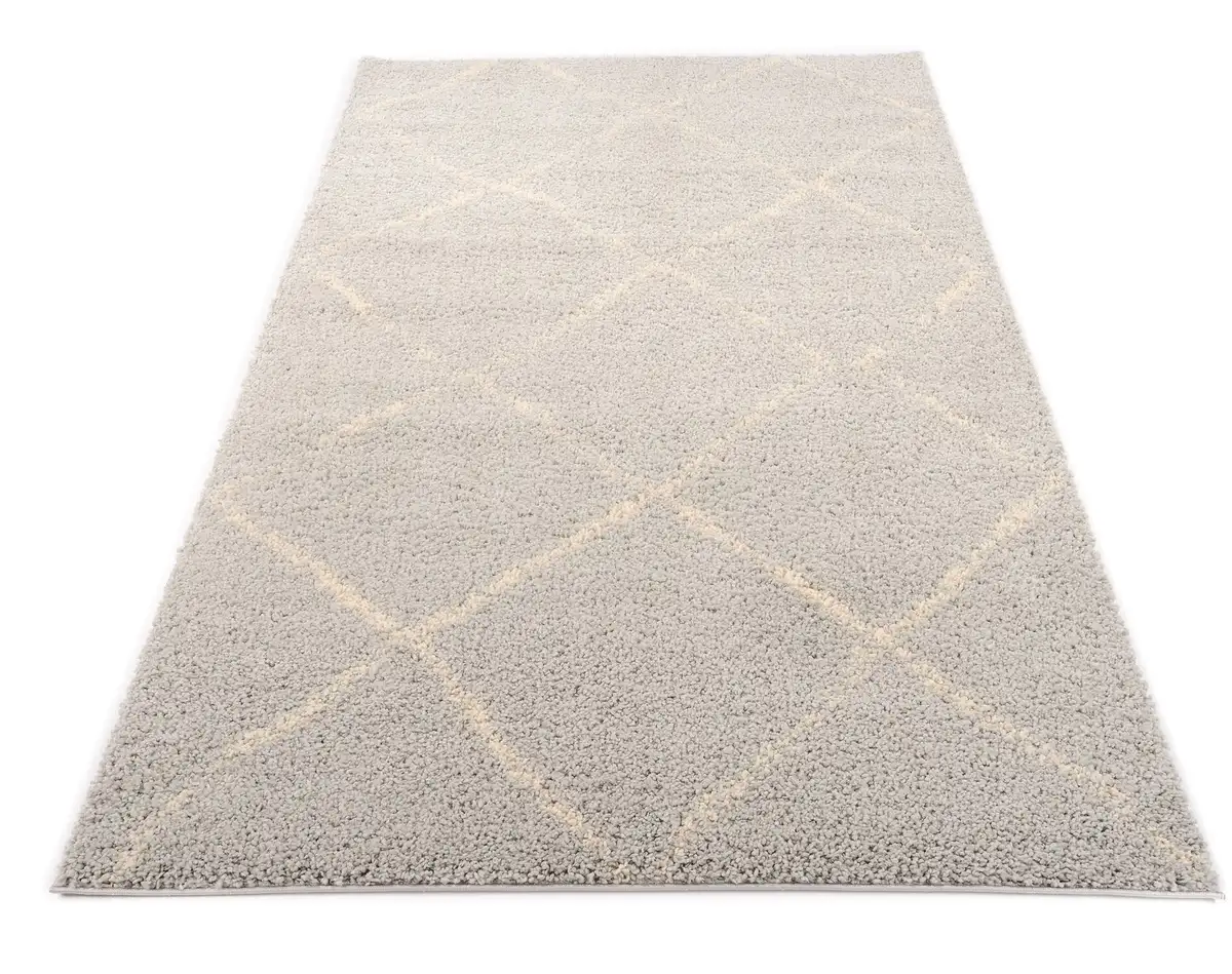 

OCI THE CARPET BRAND Ковер Shaggy "Стокгольм", прямоугольный, для гостиной OCI Die Teppichmarke 80х150 см, серый