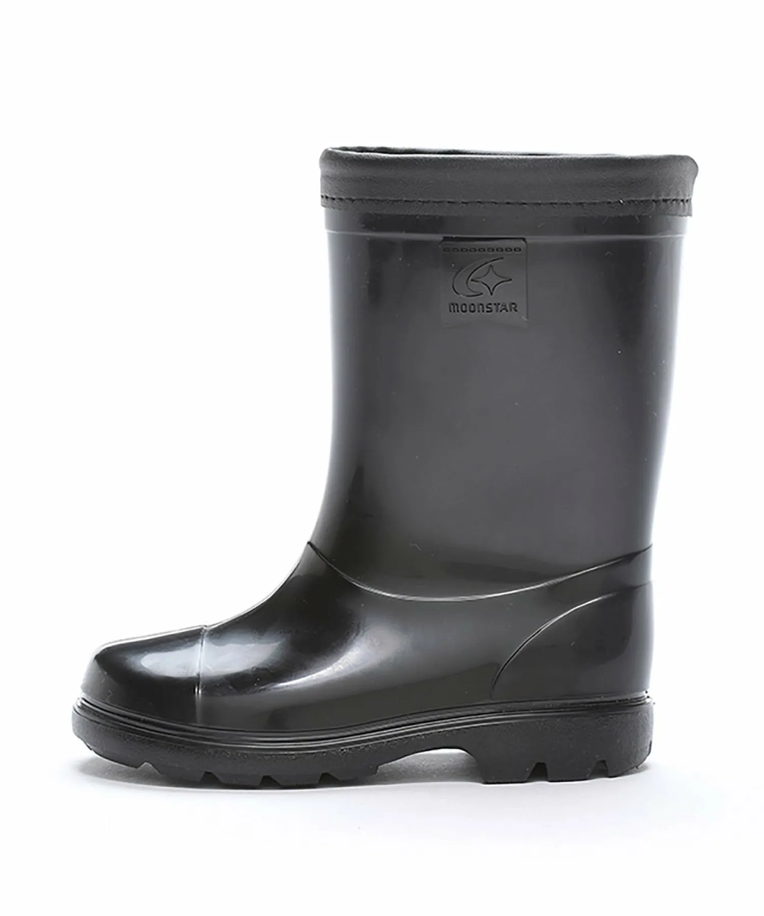 Детские резиновые сапоги MoonStar MS RB C65, производство Япония, размер 2E. Carrot, black — фото 4