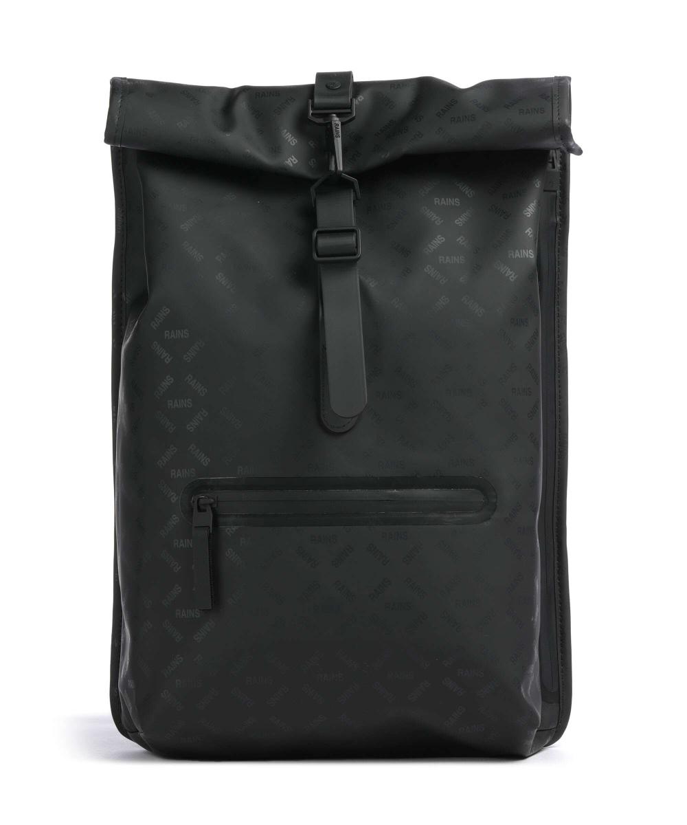 

Рюкзак Rolltop полиуретан полиэстер Rains, черный