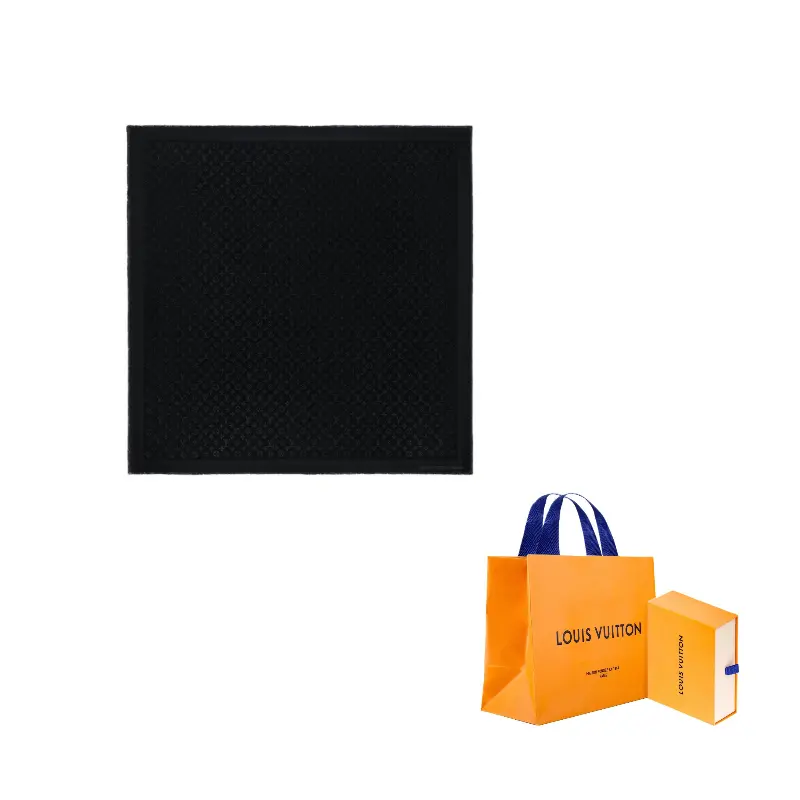 

LOUIS VUITTON Шерстяная шаль женская черная, Black