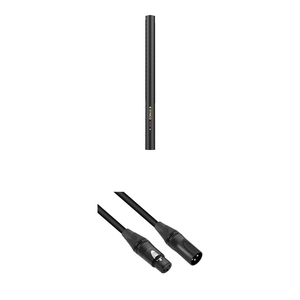 

Synco Mic-D2 Гиперкардиоидный направленный микрофон и 10-футовый кабель XLR