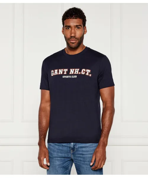 

Футболка с рисунком Regular fit Gant, синий
