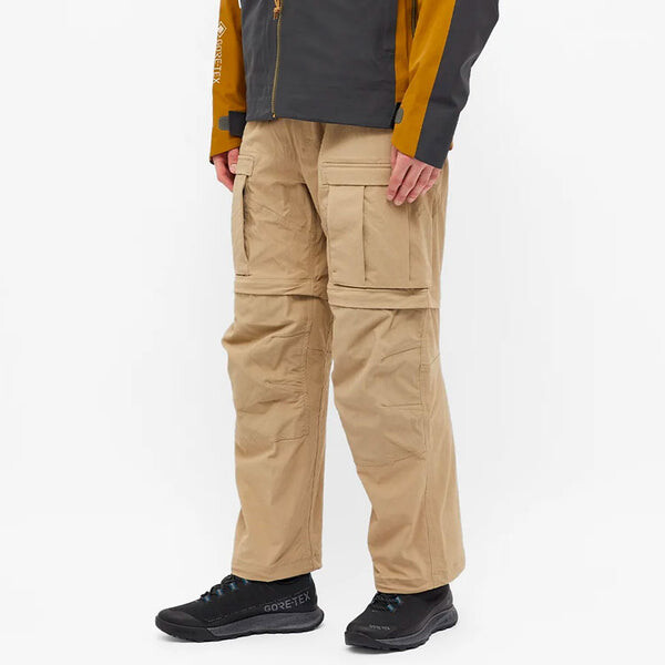 Брюки waterproof outdoor multiple pockets casual bundle feet long pants khaki Nike, хаки — фото 3