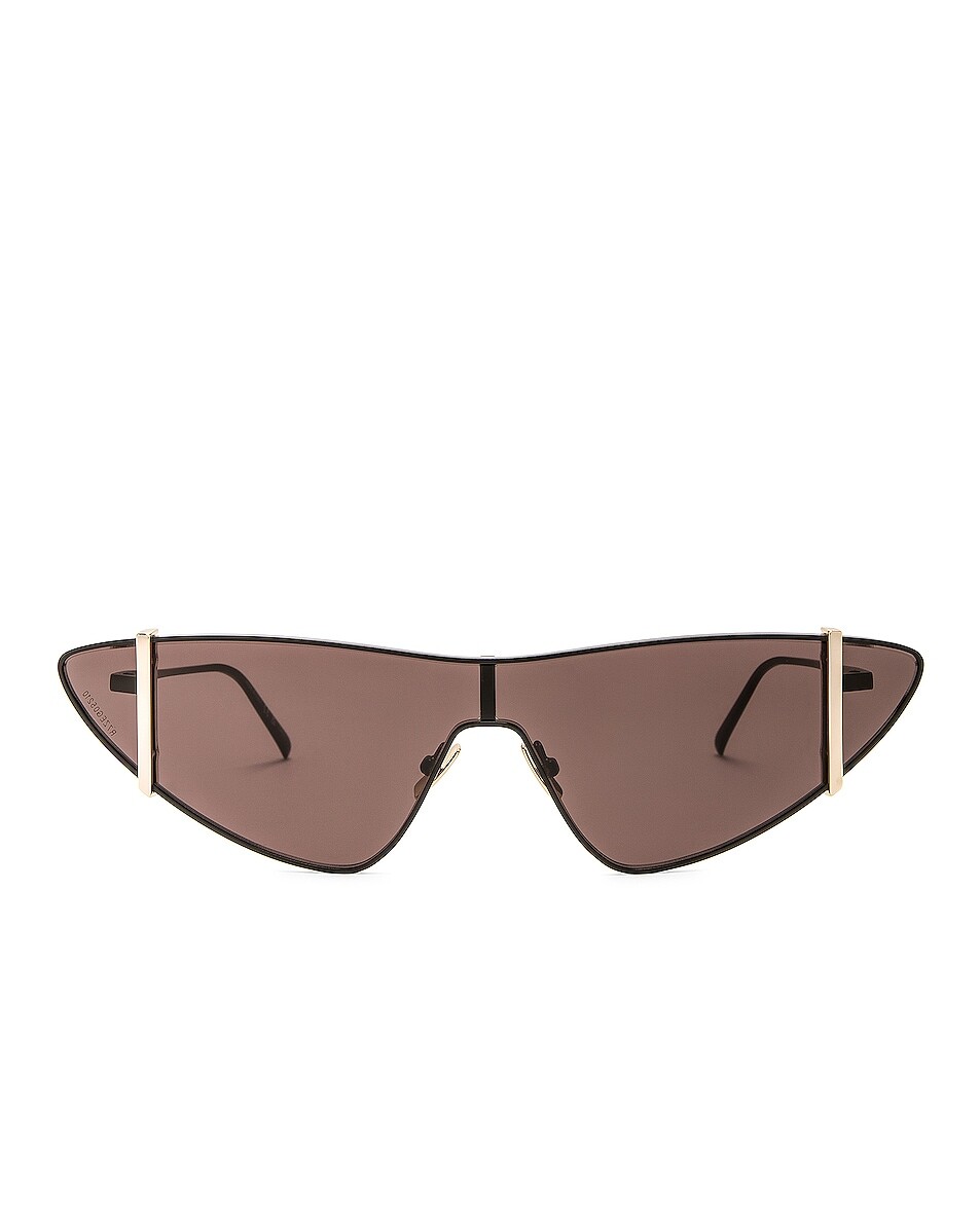 

Солнцезащитные очки Saint Laurent Cat Eye, черный