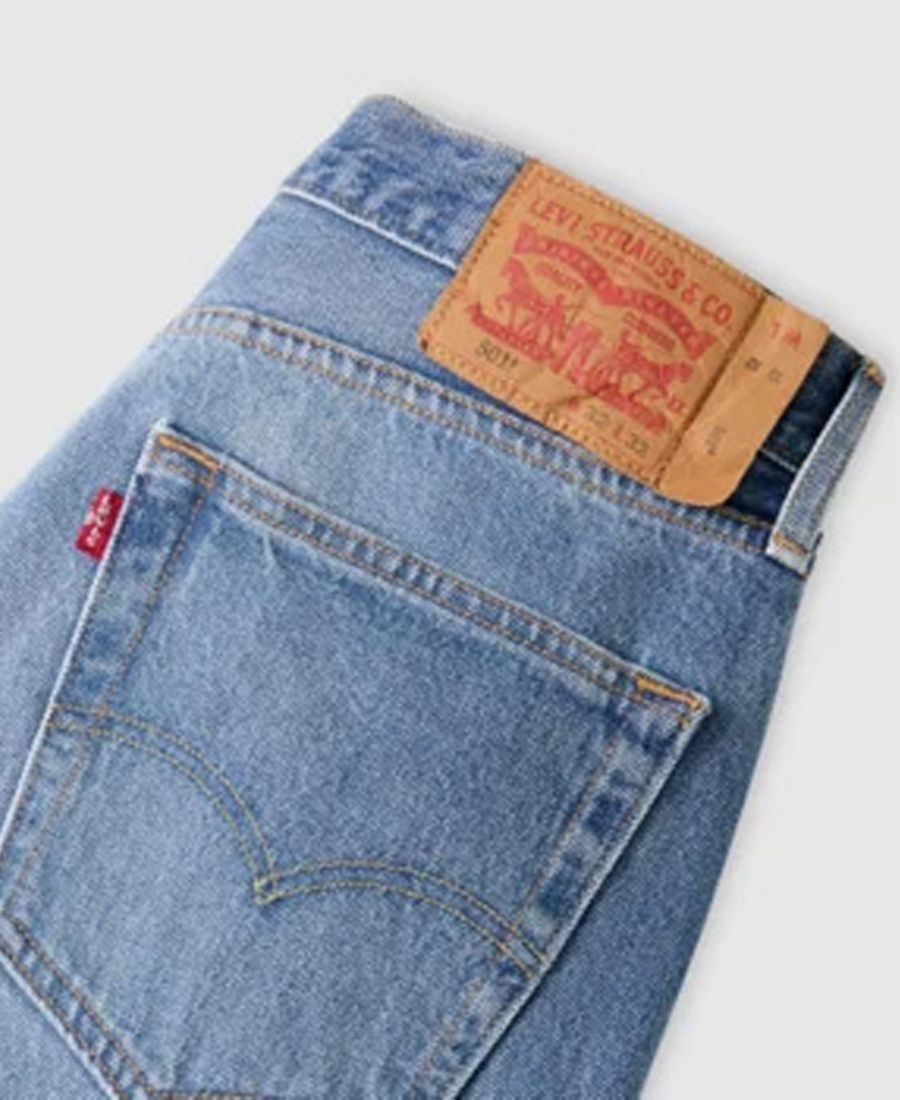 Мужские джинсы прямого кроя 501 в стиле 90-х Levi's, Road work — фото 3