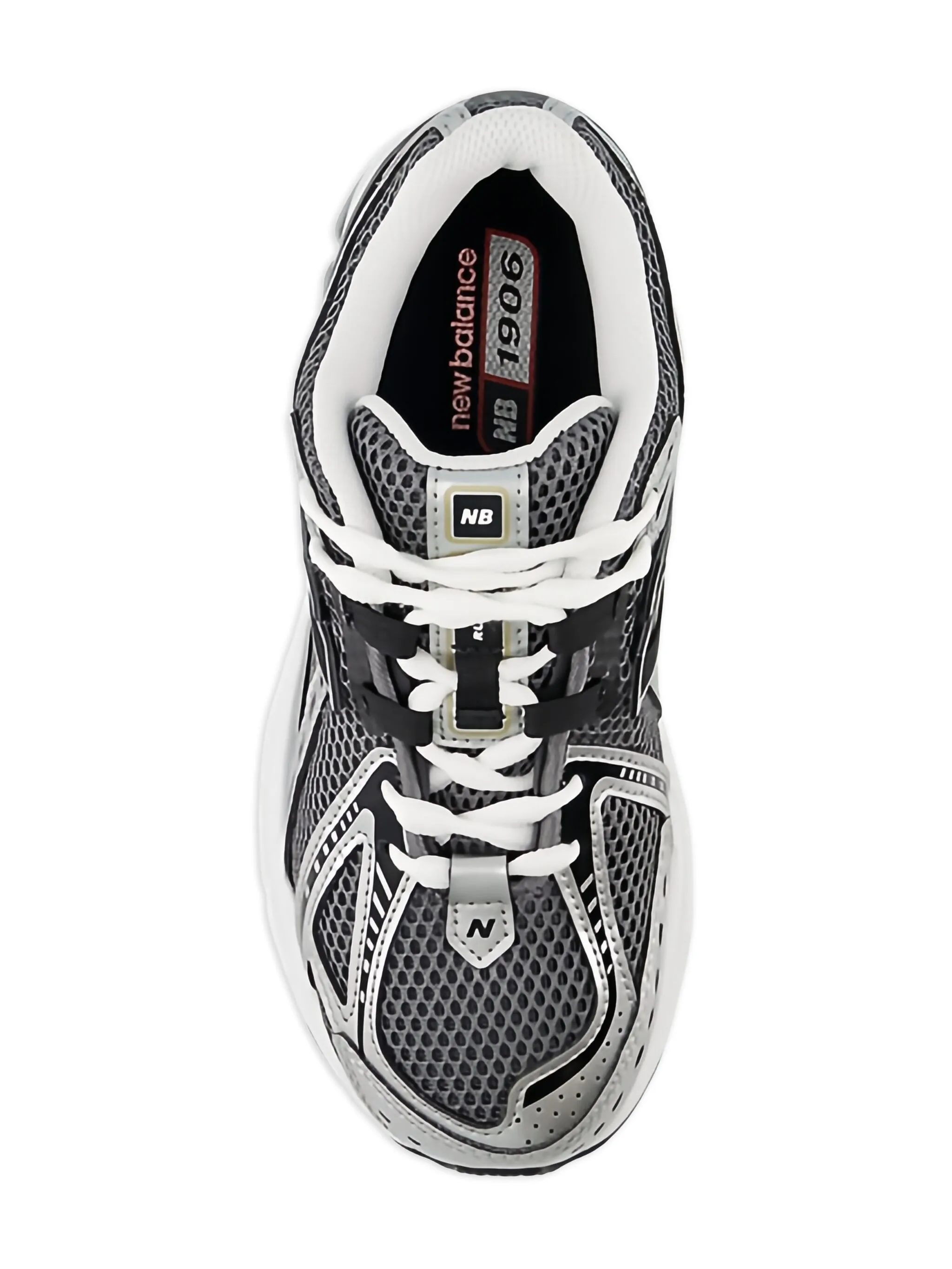 Кроссовки 1906R Silver/Grey/Black New Balance Kids, черный — фото 2