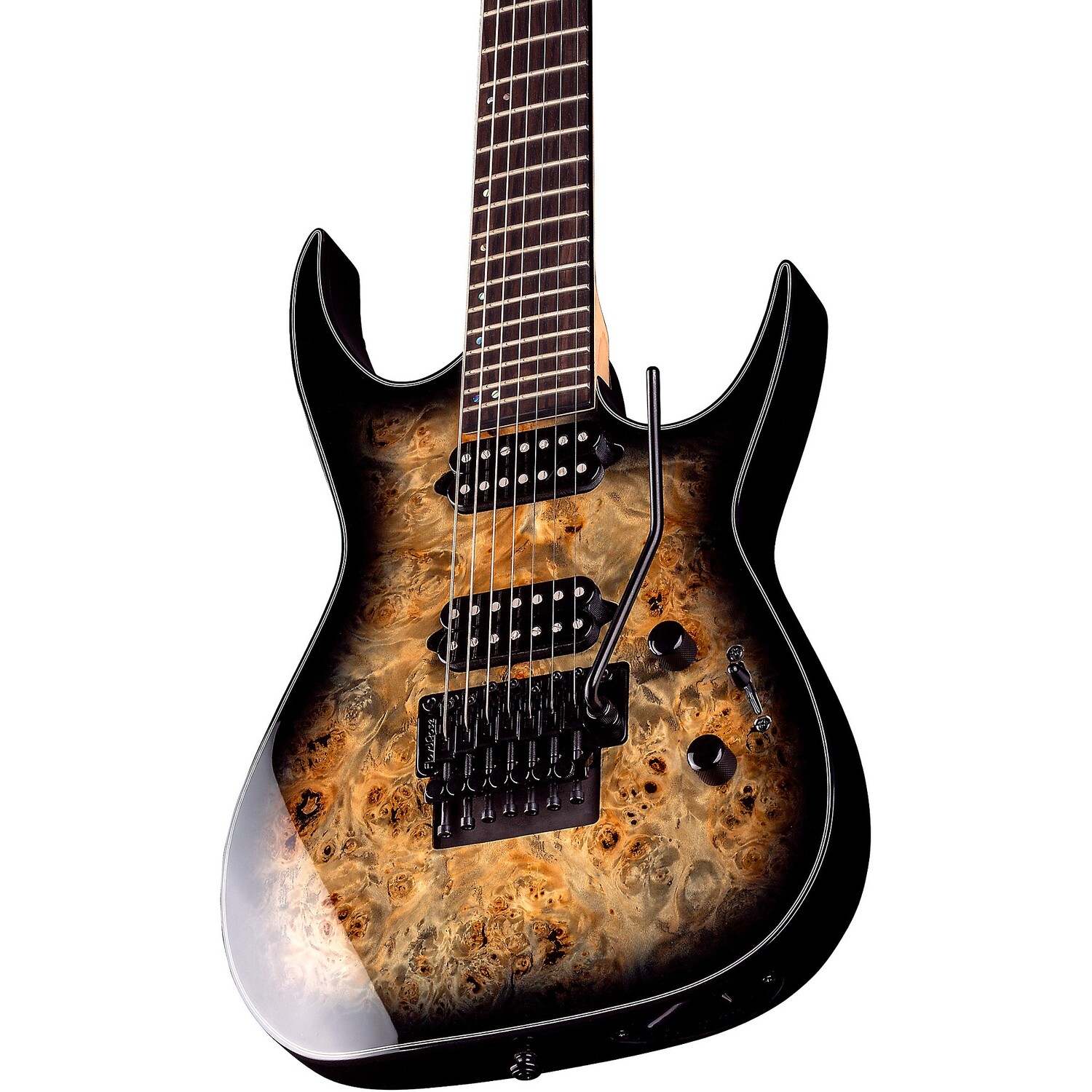 

Dean Exile Select 7-струнная электрогитара Natural Black Burst