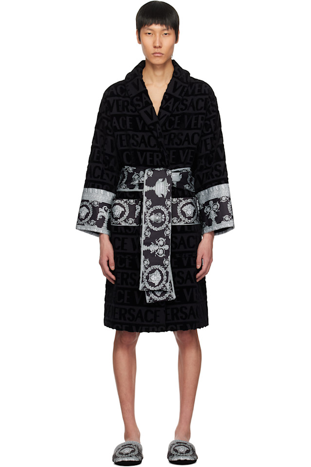 

Банный халат I heart baroque Versace Underwear, черный