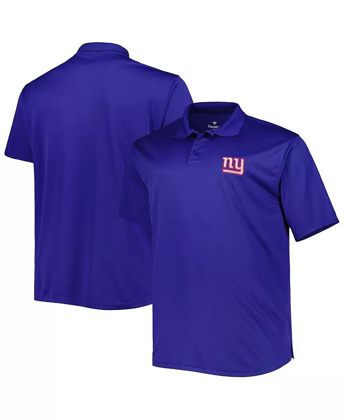 

Мужская рубашка поло Royal New York Giants Big and Tall Birdseye Fanatics