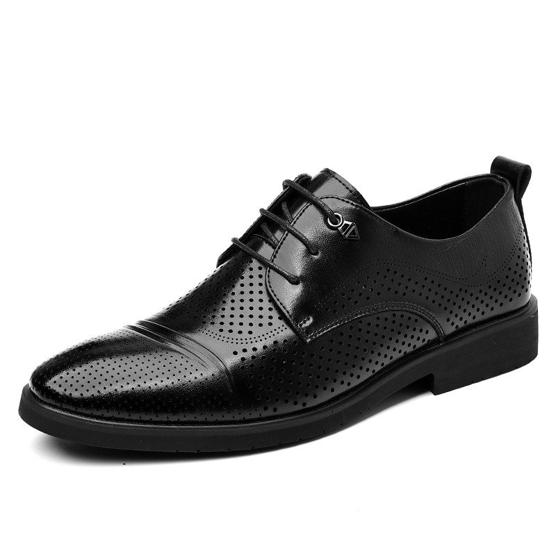 

Туфли мужские низкие Shanpijiang, Black Cut-Out