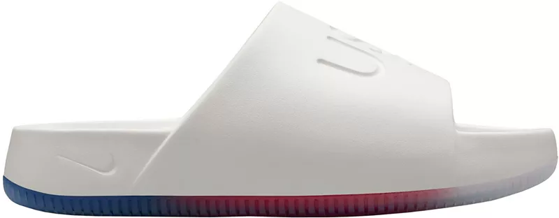 

Мужские шлепанцы Nike Calm, цвет White/Red/Royal