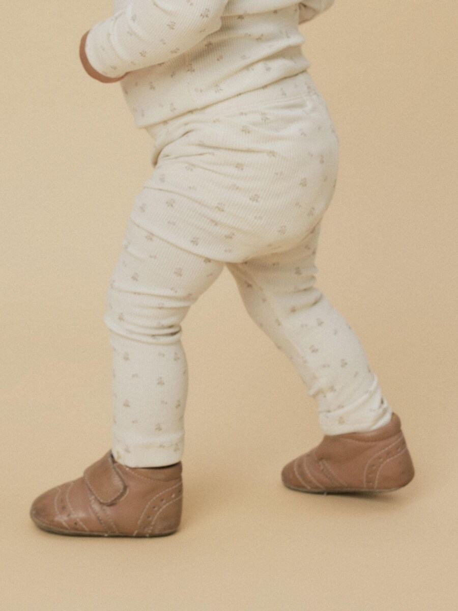 Узкие леггинсы Lil'Atelier NBFGago, цвет Light beige/Dark beige — фото 2