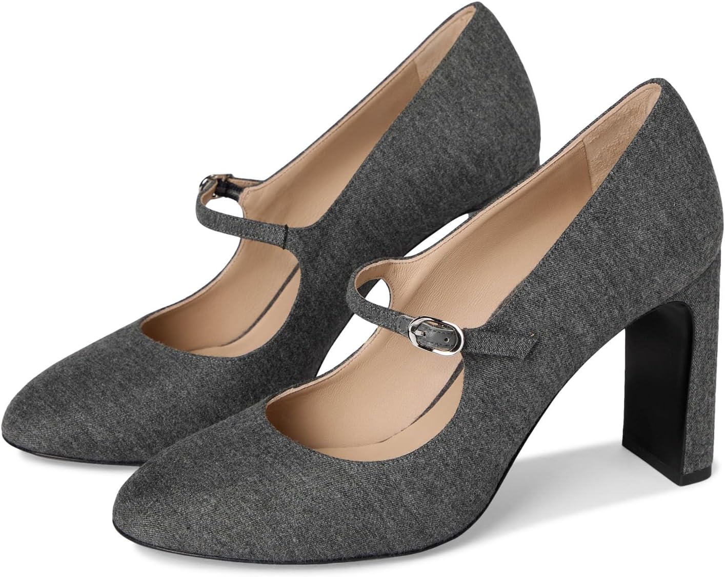 Туфли Stuart Weitzman Babette Mary Jane 85, цвет Slate