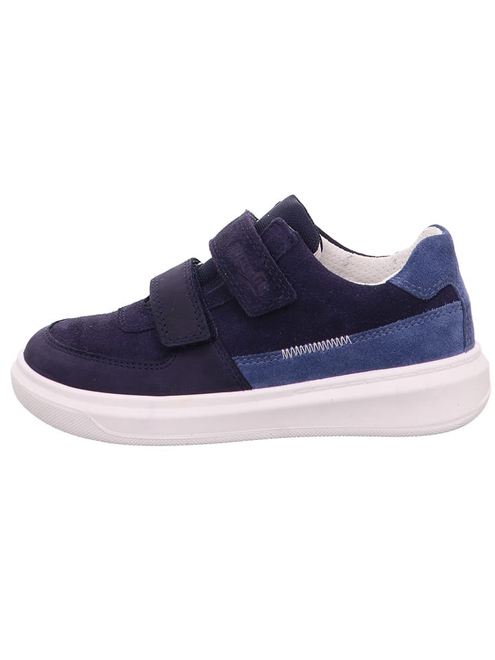 

Кроссовки на шнуровке superfit Leder-Sneakers, темно-синий
