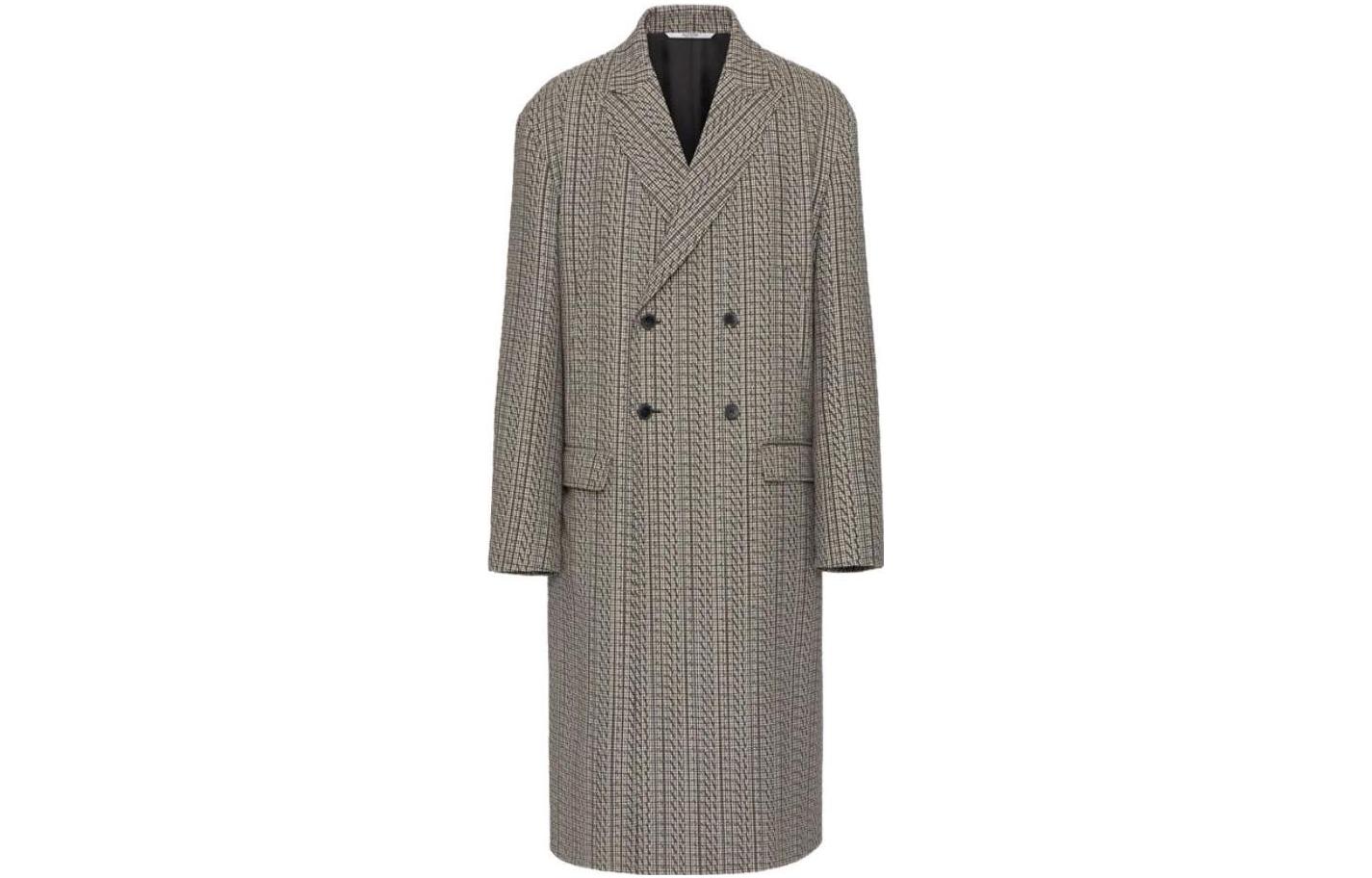 

Valentino Двубортное пальто Vltn Times, Gray