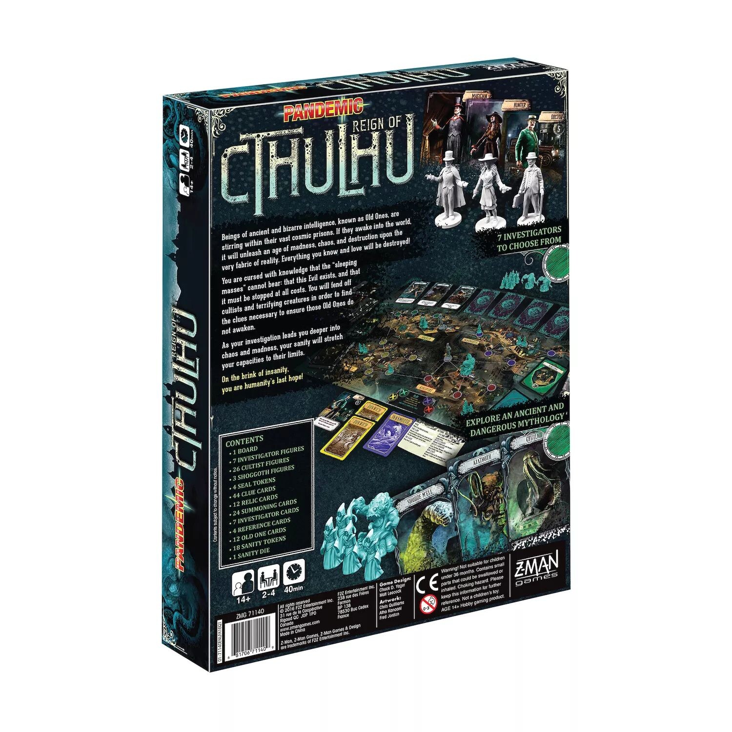 

Игра Pandemic: Reign of Cthulhu Fisher-Price