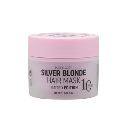 

RICH Pure Luxury Silver Blonde Маска для волос Фиолетовый уход за волосами для блондинок Платиновые отбеленные серебристо-серые пепельно-медные волосы 8,45 унций