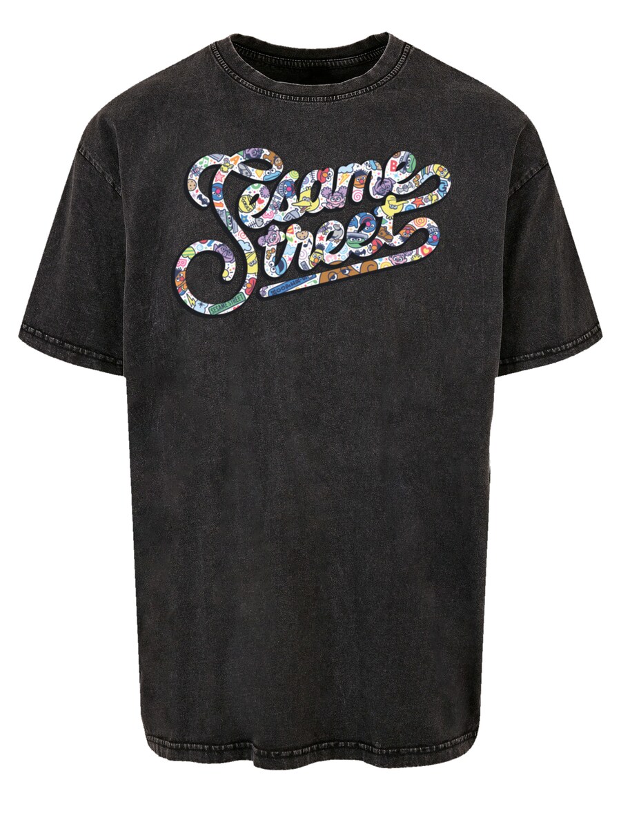 

Классическая футболка F4NT4STIC Shirt Sesame Street Coloured lettering, черный