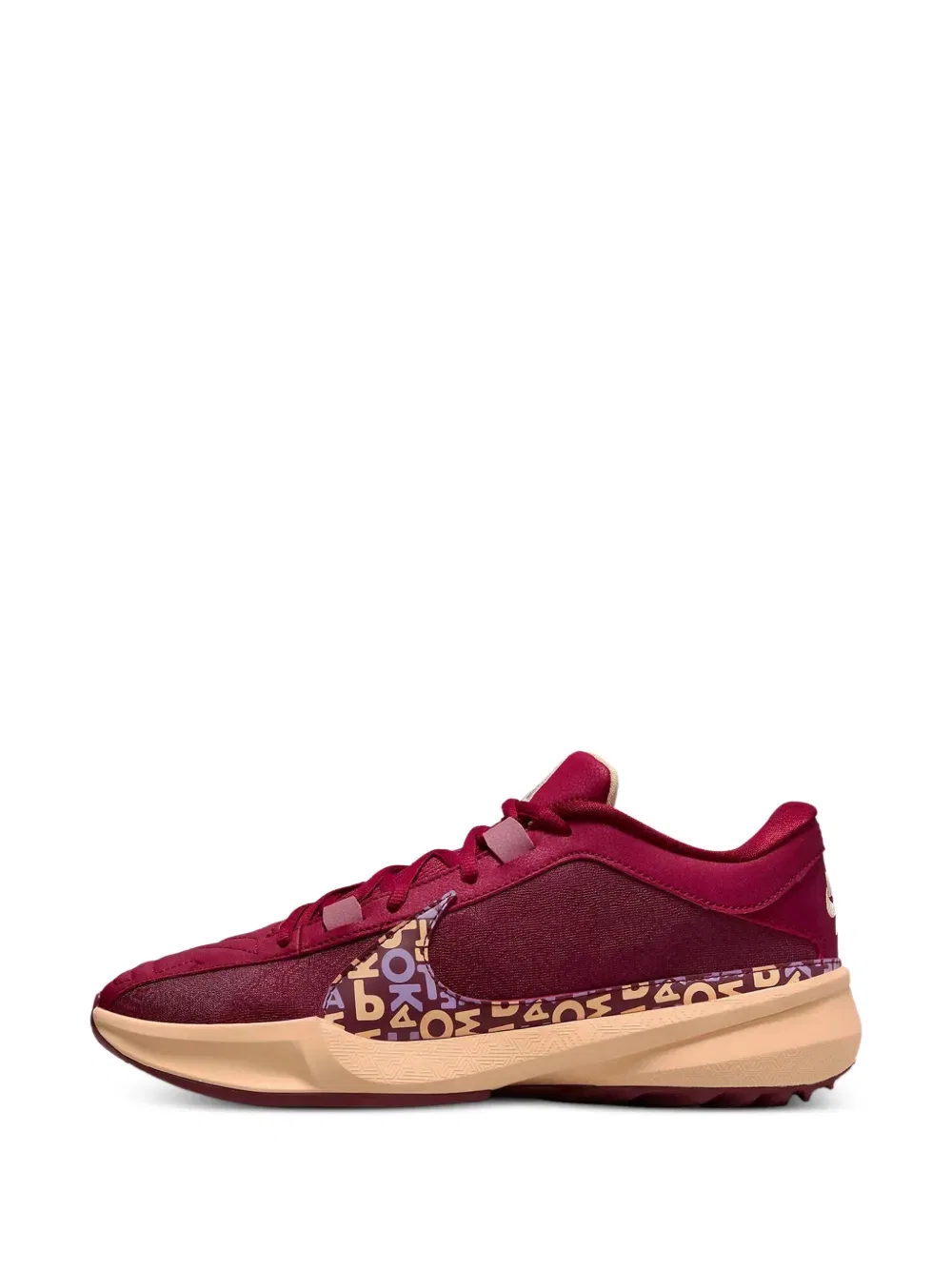 Кроссовки Zoom Freak 5 на шнуровке Nike, красный