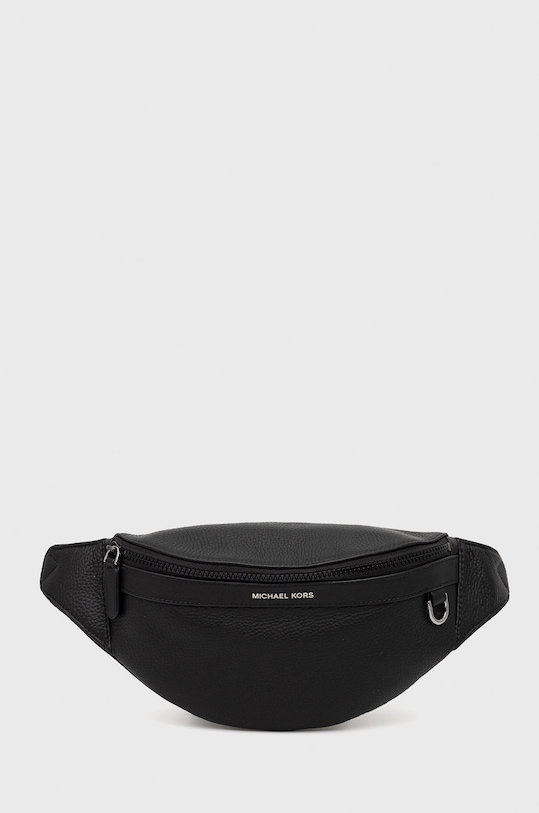 

Поясная сумка кожаная Michael Kors, черный