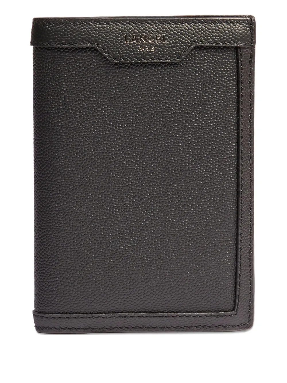 

Компактный кожаный кошелек Lancel, черный