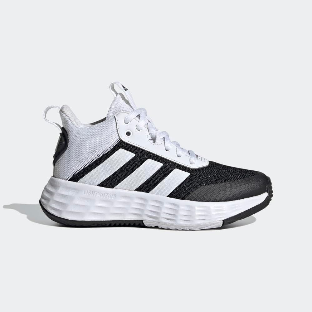 Кроссовки для баскетбола Adidas Unisex-Child Own the Game 2.0, черно-белый — фото 3