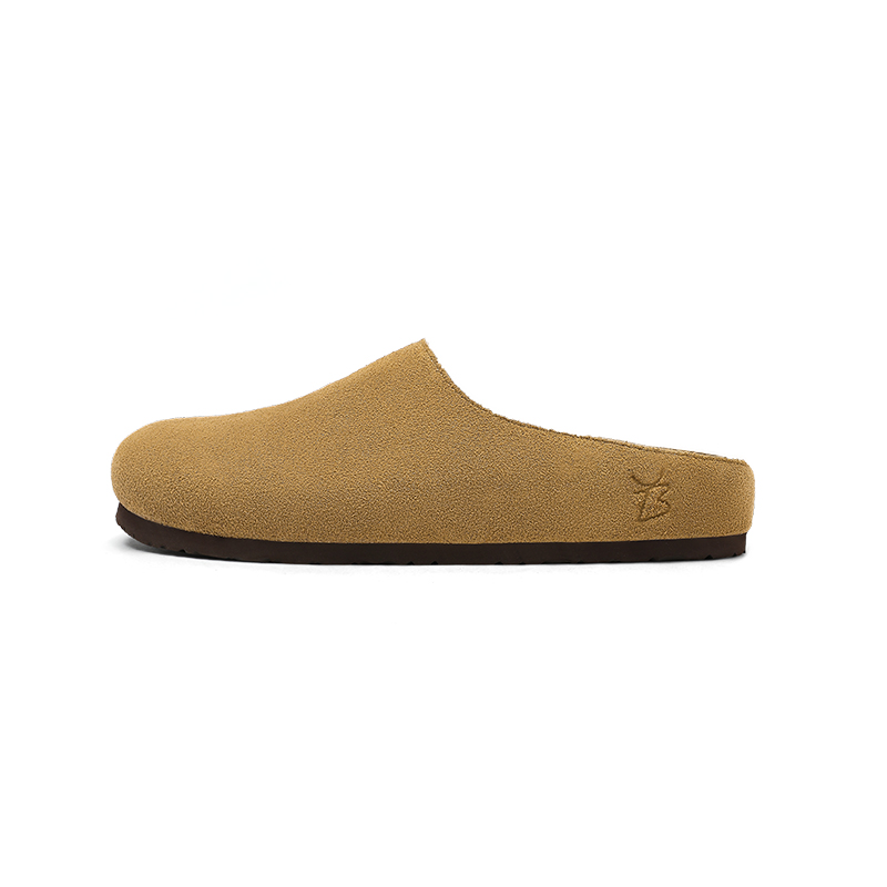 UBZ Маленькие картофельные тапочки Birkenstock, закрытые тапочки для женщин - молочный чай, цвет Milk Tea