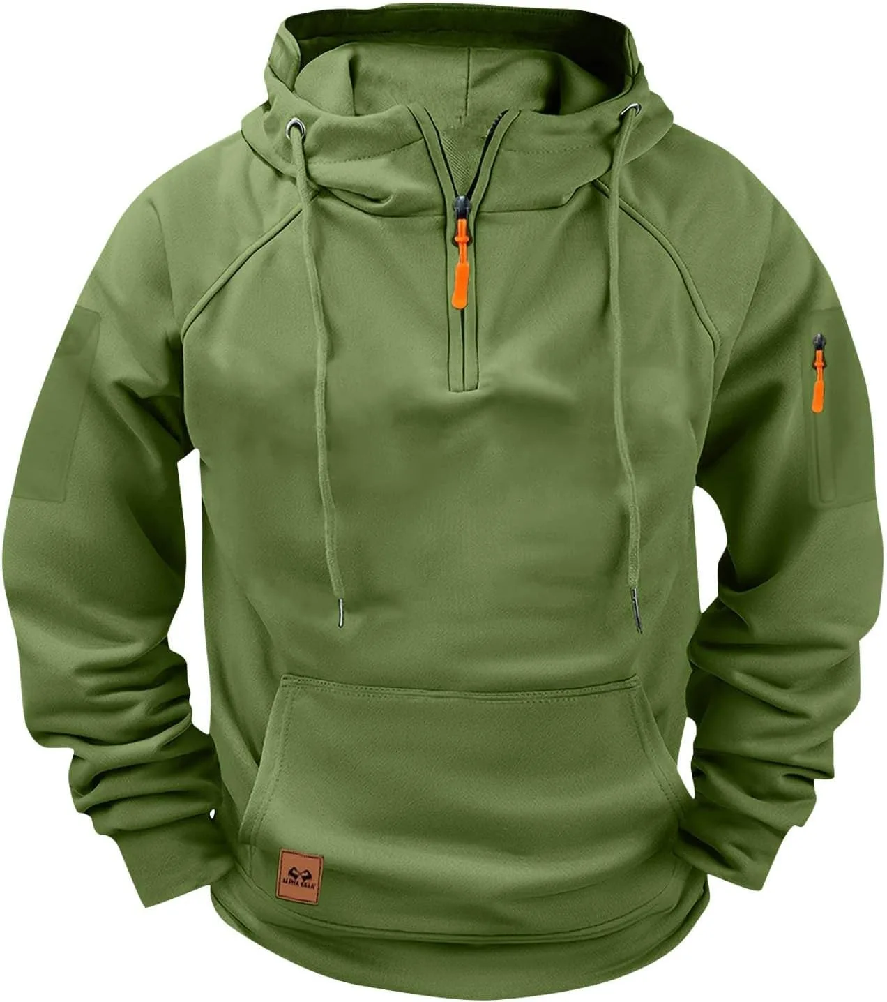 

Толстовка-полузип для мужчин Big and Tall Casual с капюшоном