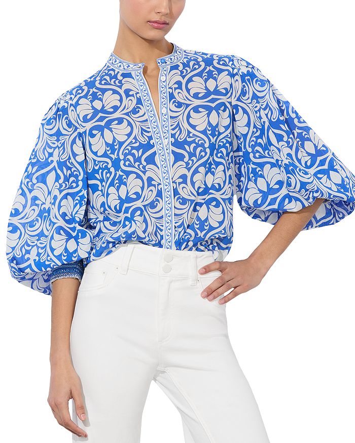 

Alice and Olivia Блузка April Alice and Olivia, синий