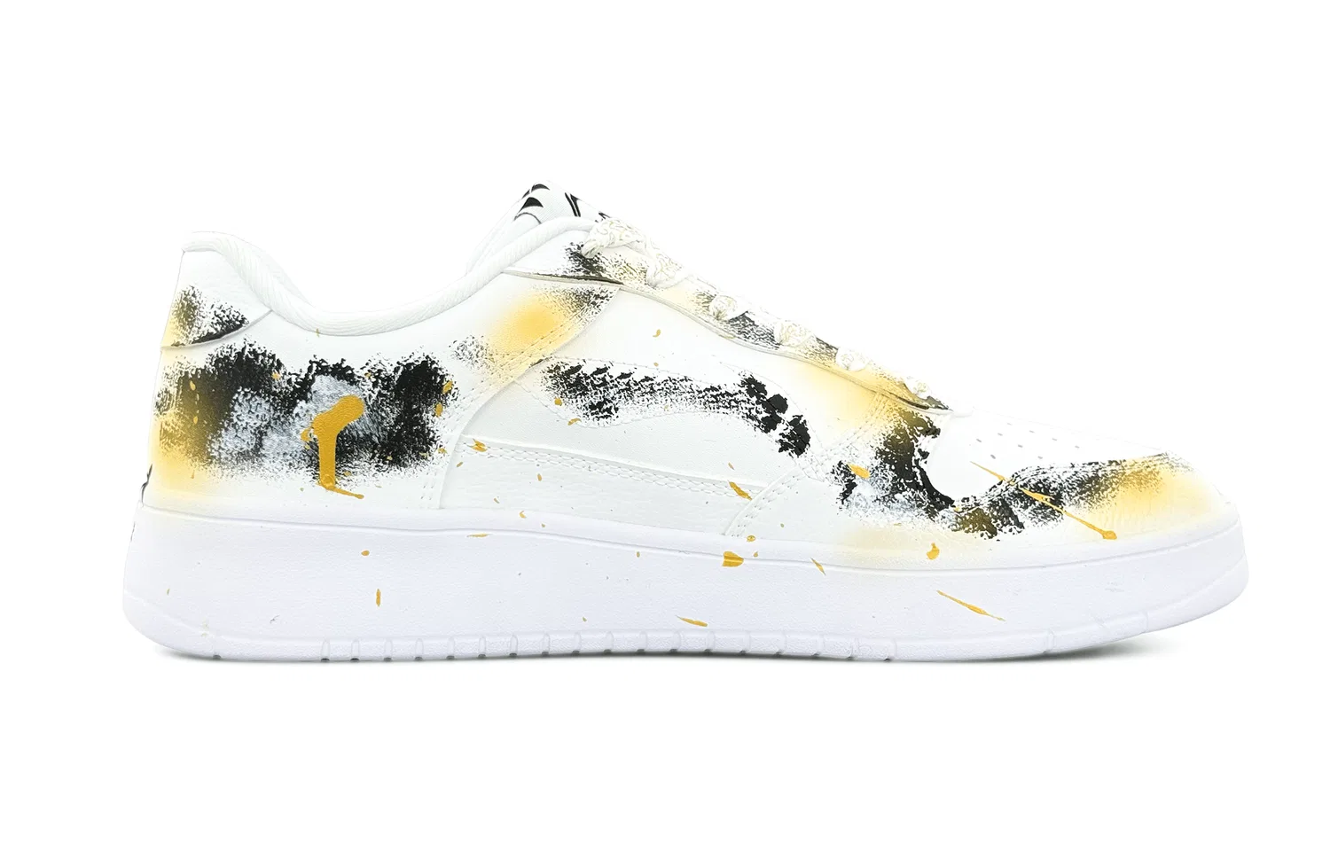 Кроссовки кеды белые Li-Ning White Gold — фото 4