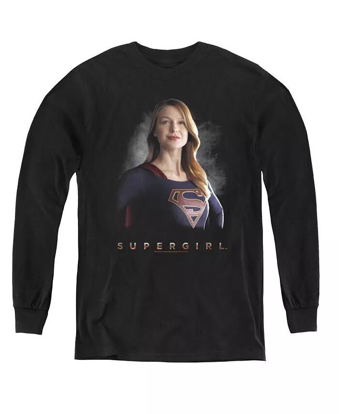 

Свитшоты для мальчиков и девочек с длинным рукавом Stand Tall Supergirl