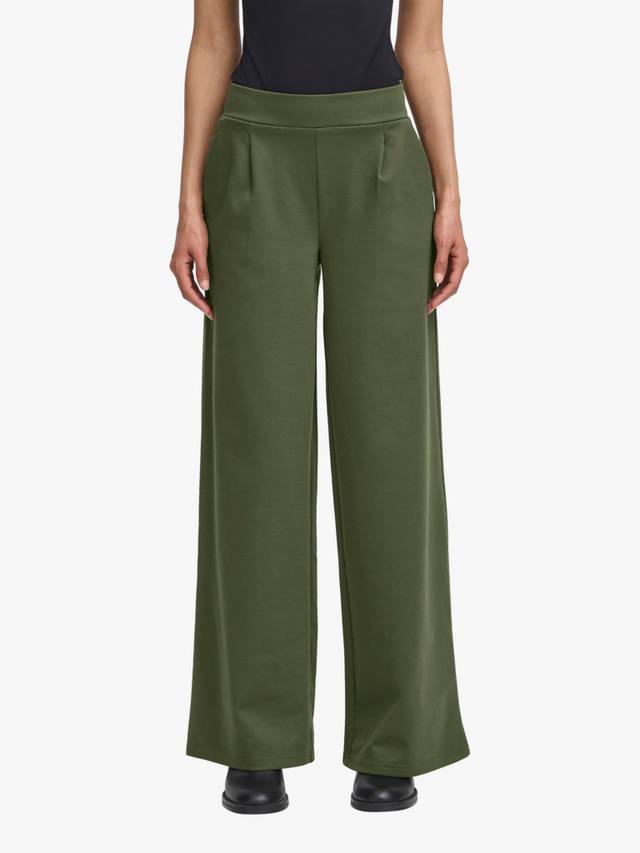 

Брюки Kate Wide Leg с зауженным кроем ICHI, Rifle Green