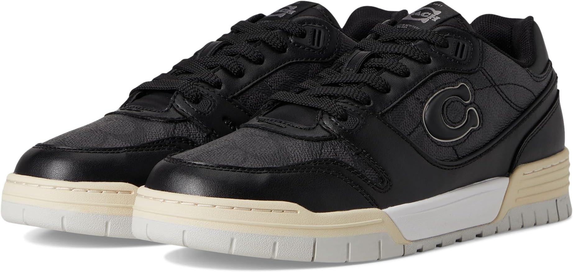 

Кроссовки COACH Soho Sneakers With Signature Canvas, цвет Charcoal/Black