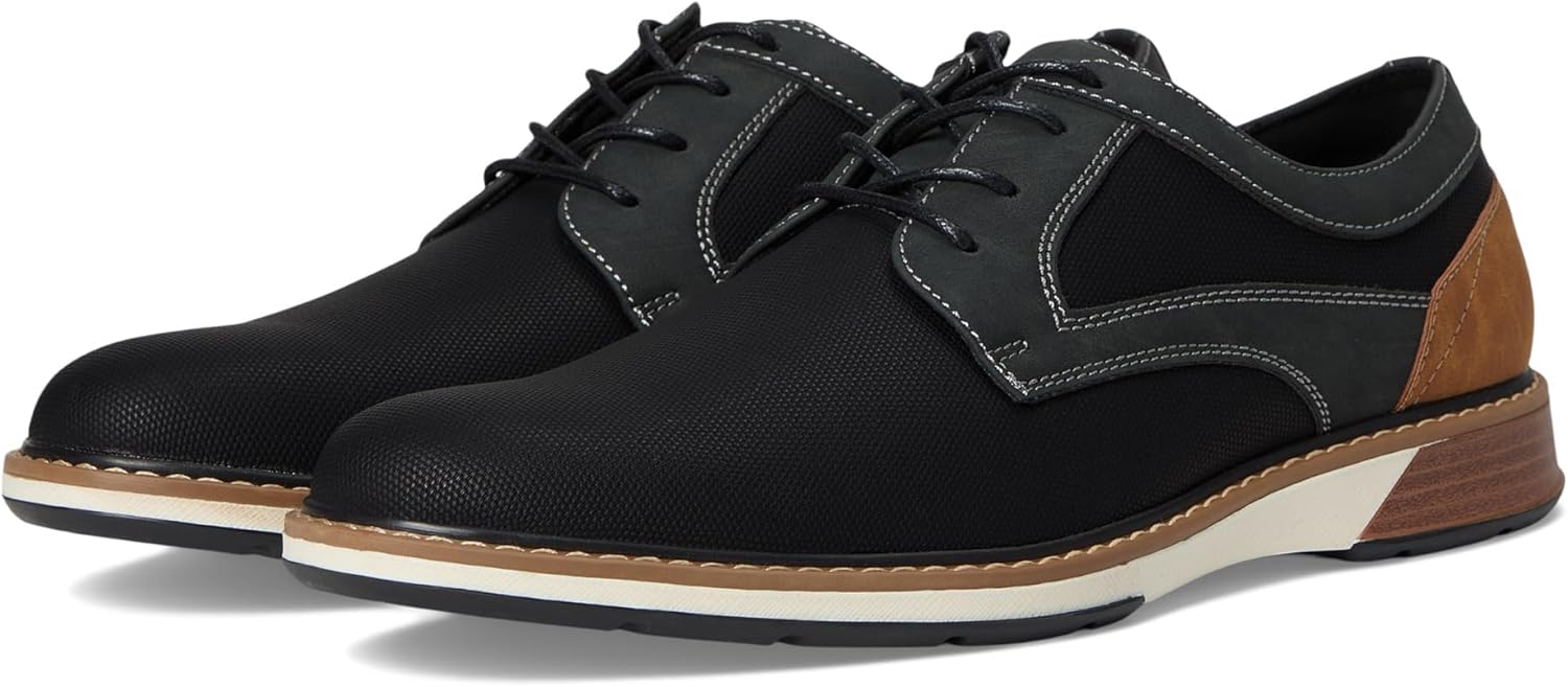 

Мужские кроссовки Stacy Adams Phineas с гладким носком и шнуровкой, черный