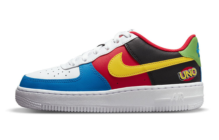

Кроссовки UNO x Nike Air Force 1 Low '07 QS (GS), Серый, Кроссовки UNO x Nike Air Force 1 Low '07 QS (GS)