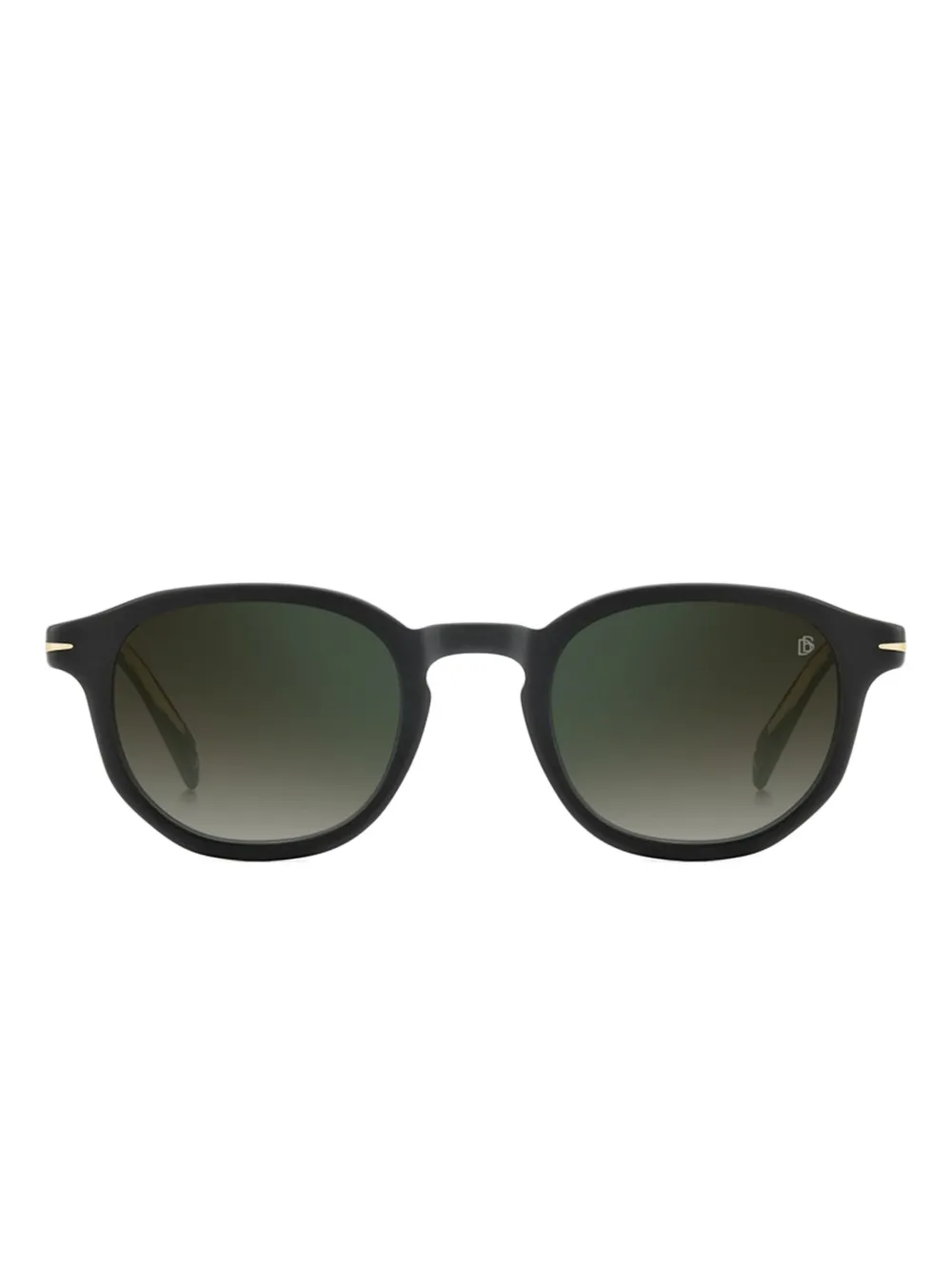 

Матовые круглые солнцезащитные очки DAVID BECKHAM EYEWEAR, черный
