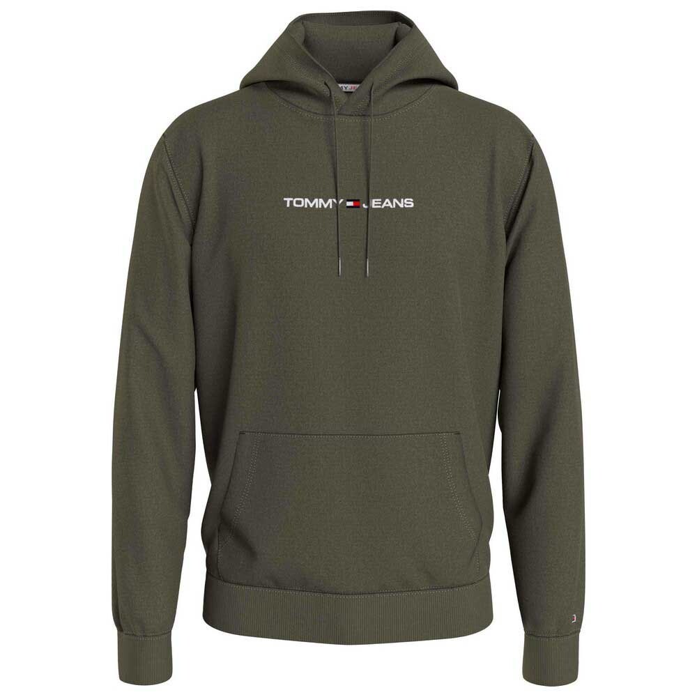 

Худи Tommy Jeans Reg Linear, зеленый