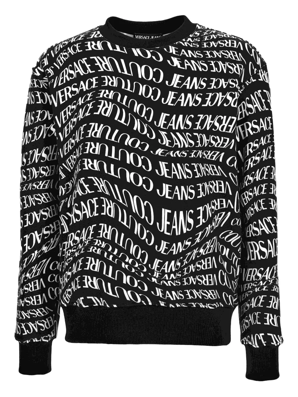

Толстовка с логотипом Versace Jeans Couture, черный