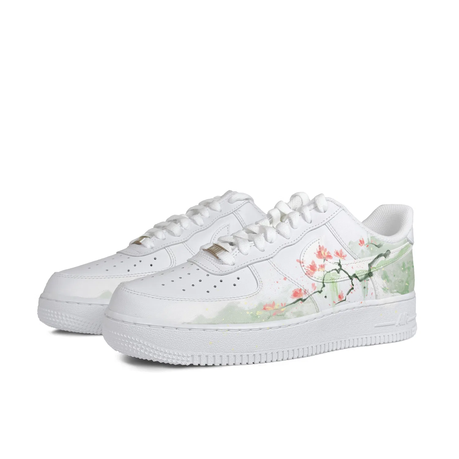 Кроссовки Nike Air Force 1 Low зеленые — фото 4