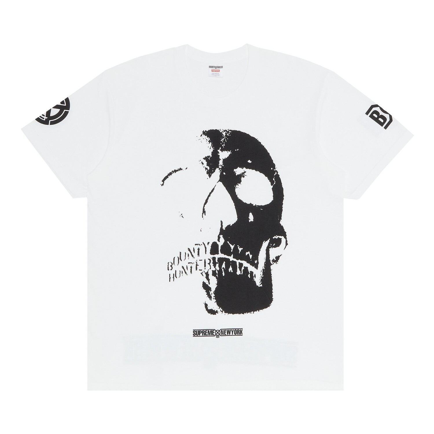 

Футболка Supreme x Bounty Hunter Skulls, Белая, Белый, Футболка Supreme x Bounty Hunter Skulls, Белая