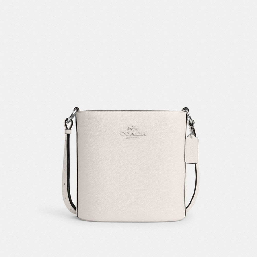 

Сумка на плечо COACH Sophie Bucket, серебряный/шелковый