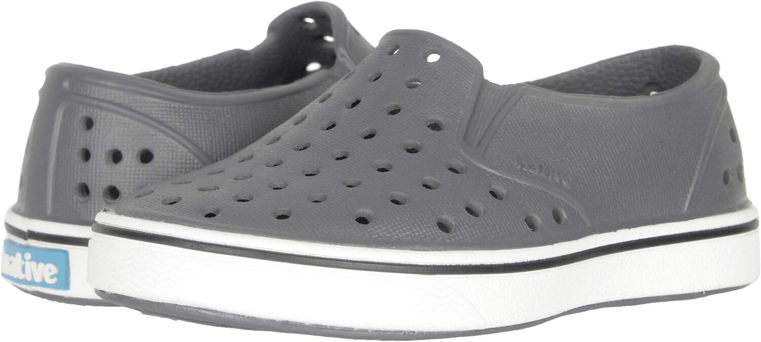 

Кроссовки Miles Slip-On Native Shoes Kids, цвет Dublin Grey/Shell White