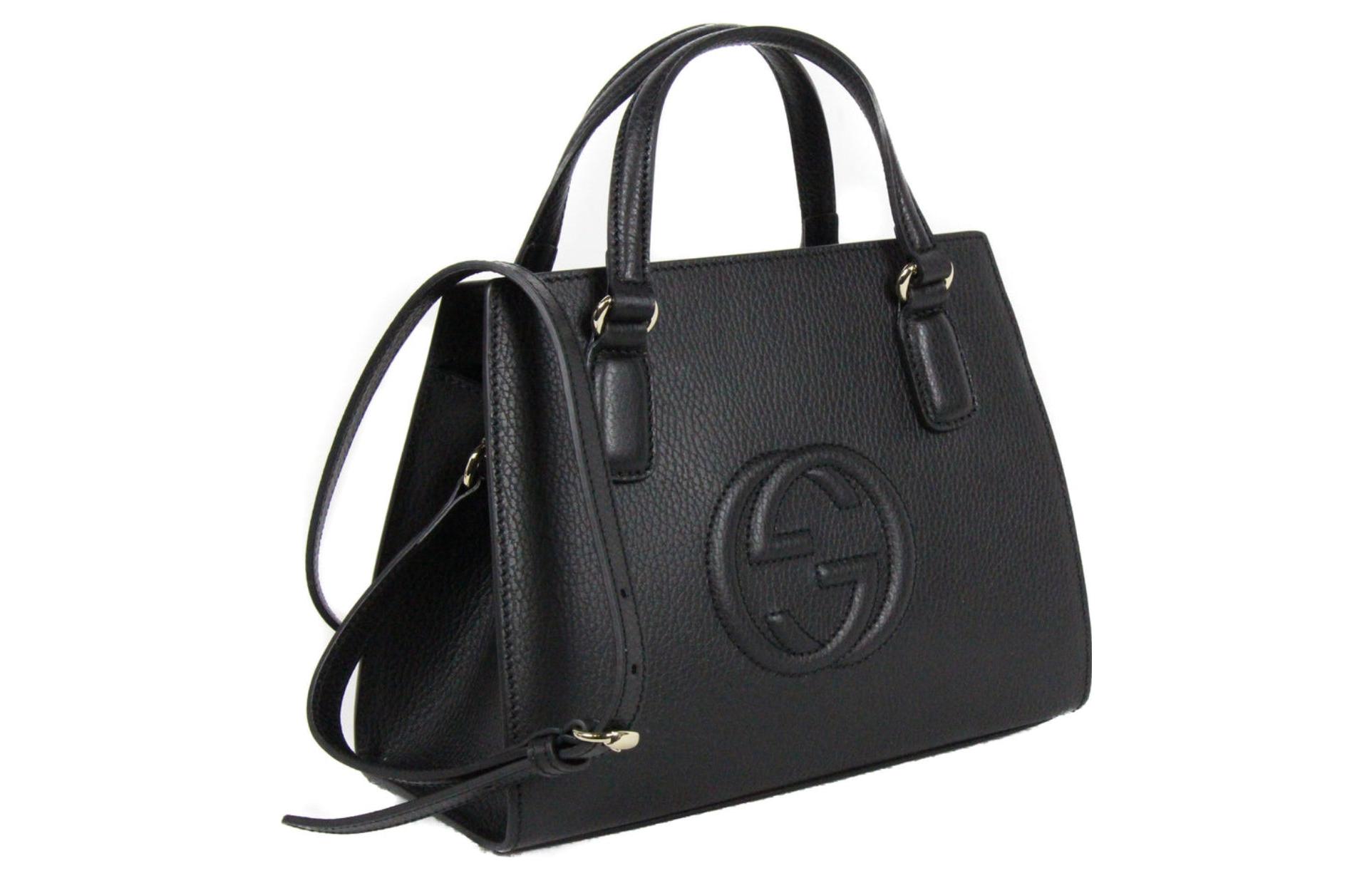Женская кожаная сумка-тоут GUCCI — фото 3