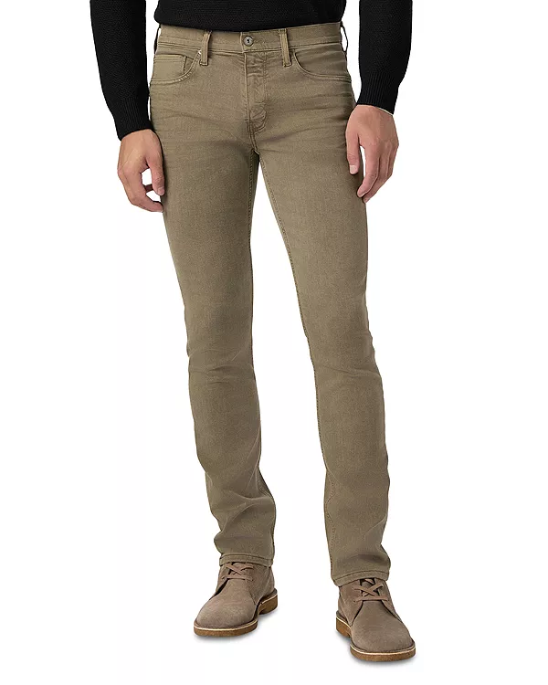 

Джинсы Federal прямого кроя, винтажного темно-зеленого цвета. Paige, зеленый