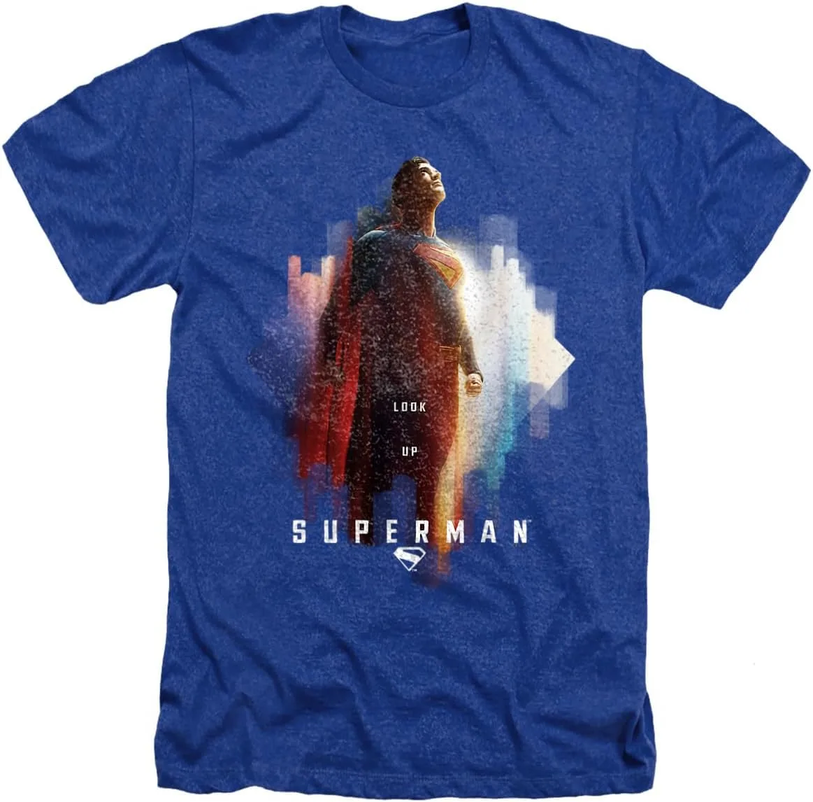 

Футболка Popfunk Superman 2025 Look Up Shield Unisex Adult Heather