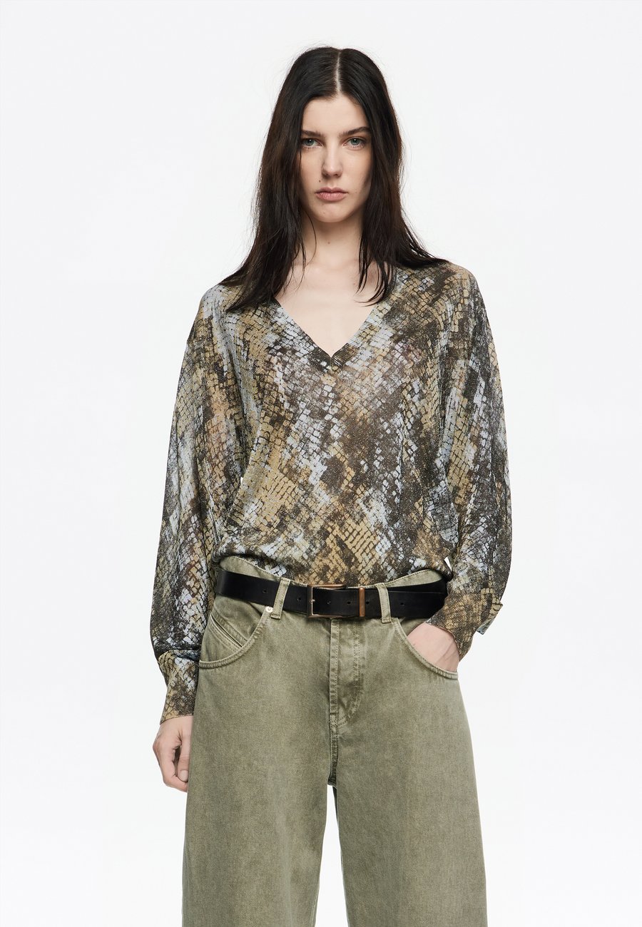 

Джемпер Bimba Y Lola Jumper, Snake Caqui/Khaki